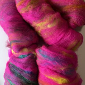 Art batt Neon Pink Plus, merino, wensleydale