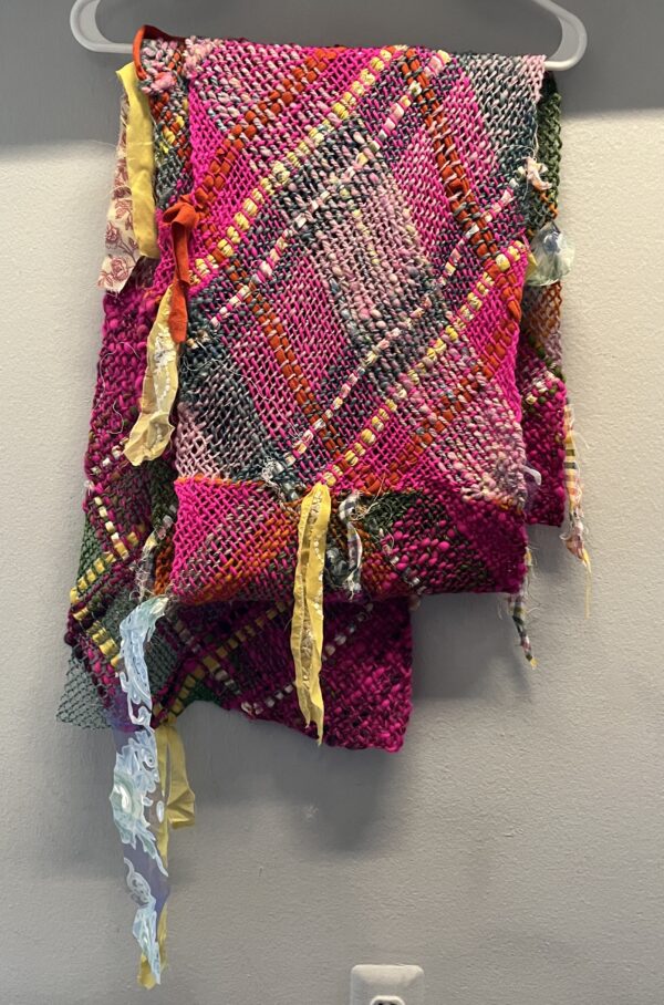 Scrappy wearable art