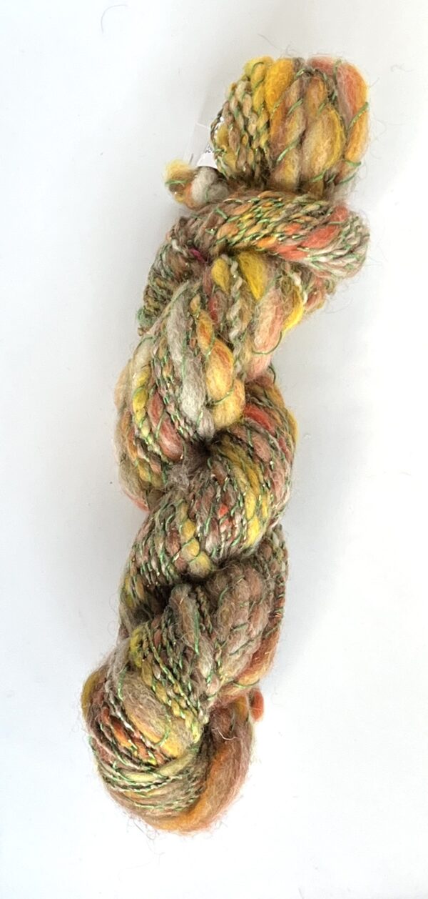 Art YARN Copper Patina with Metallic thread